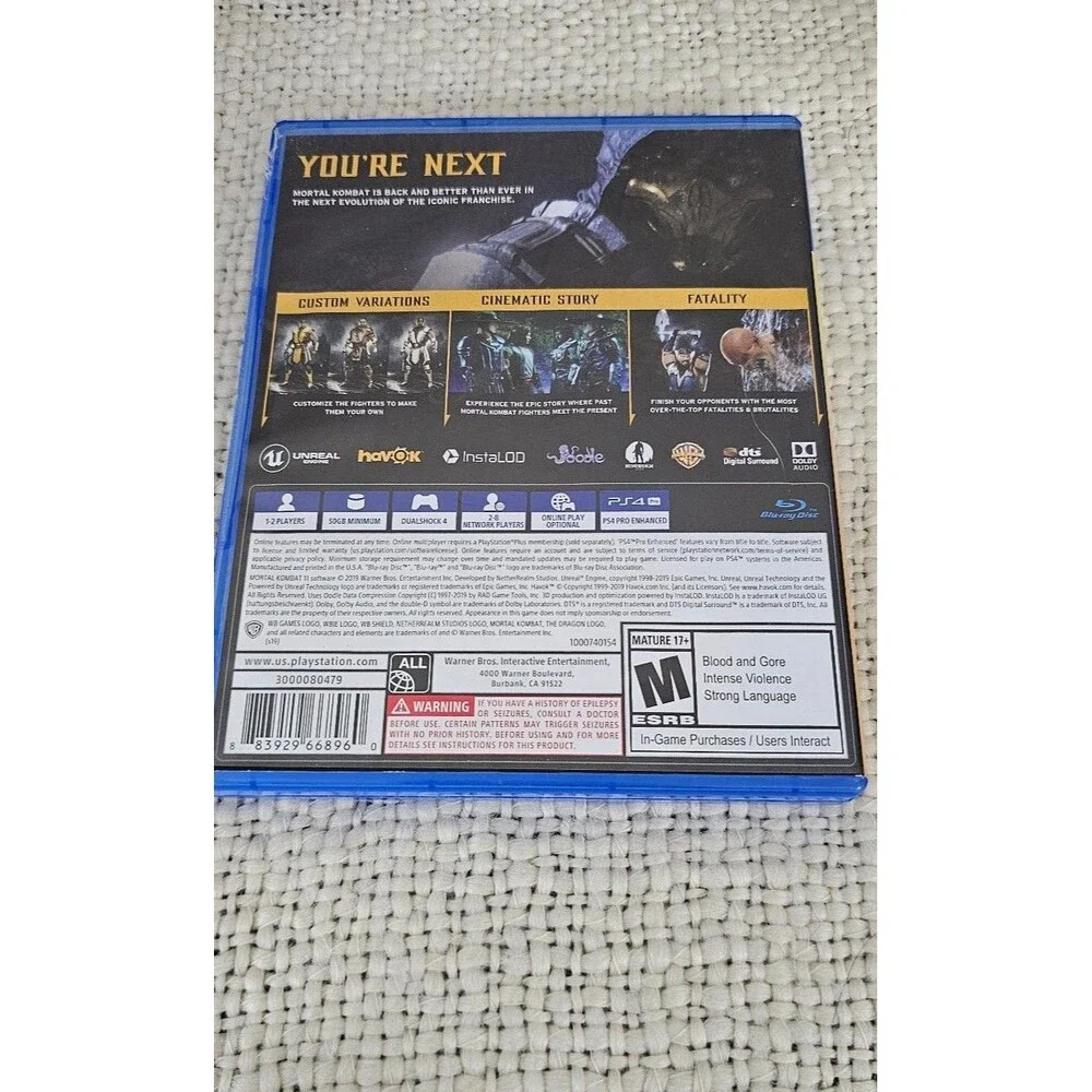 Sony mortal kombat